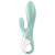 Satisfyer Air Pump Bunny 5+ - Вибратор-кролик с расширением, 20.4х3.6 см (мятный)